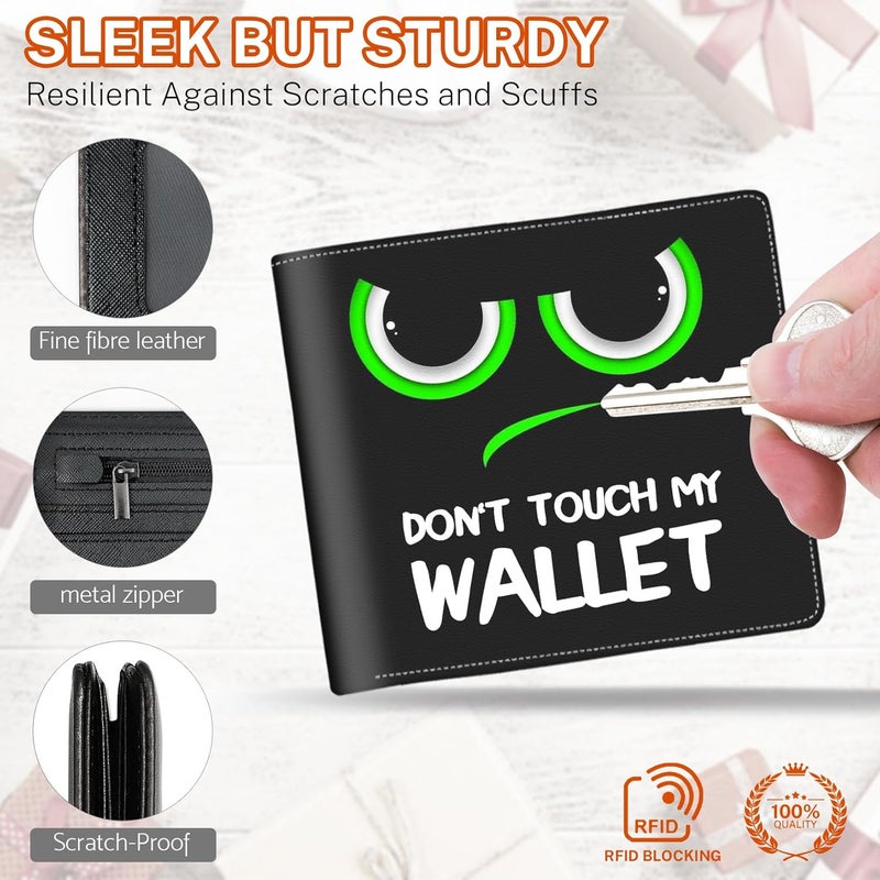 Mindow Boys Wallet for Kids, Teen Boy Basketball Wallets 9-12 8-10 8-12, Cool Novelty Leather Bifold Rfid Blocking Purse Coin Pocket Zipper Id Window for Children Male Youth Guys Birthday Christmas Gifts - Image 4